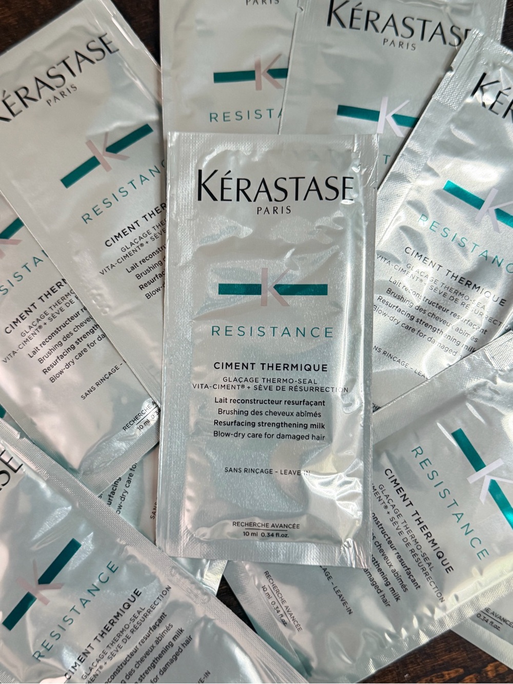 10pk/ 10ml each Resistance Ciment Thermique Resurfacing Strengthening Milk -